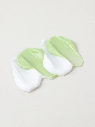 Крем двухкомпонентный успокаивающий для проблемной кожи лица Round Lab Pine Caming Cica Cream Plus