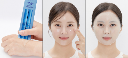 Маска тканевая двухфазная с микроиглами увлажняющая VT Cosmetics Hydrop Reedle Shot 100 2Step Mask