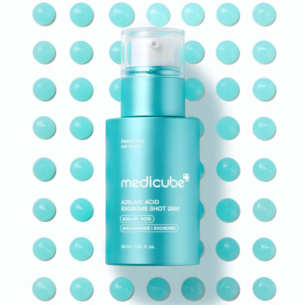 Сыворотка для лица с азелоиновой кислотой и микроиглами Medicube Azelaic Acid Exosome Shot 2000