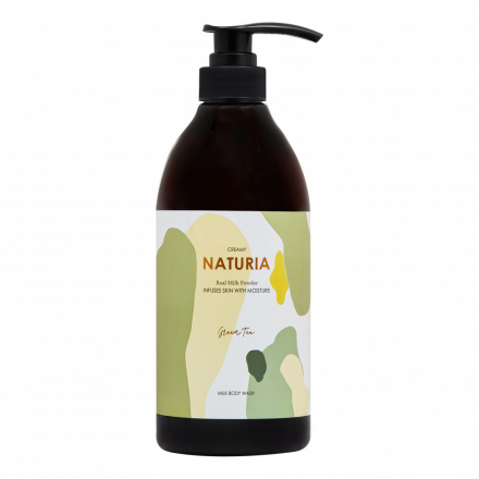 Гель для душа Зеленый чай Naturia Creamy Milk Body Wash-Green tea