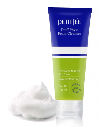 Пенка для умывания Petitfee D-off Phyto Foam Cleanser