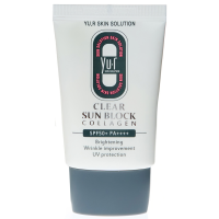 Солнцезащитный крем для лица Yu-r Clear Sun Block Collagen SPF 50+ PA++++