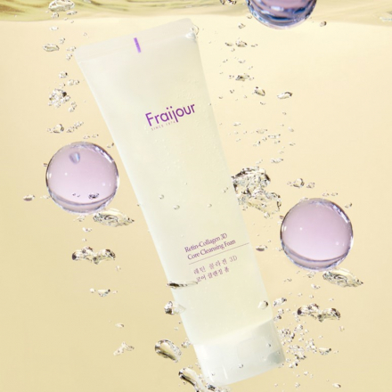 Пенка-гель для умывания Fraijour Retin-Collagen 3D Core Cleansing Foam