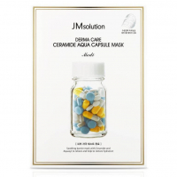 Маска тканевая для лица с керамидами JMsolution Derma Care Ceramide Aqua Capsule Mask Medi