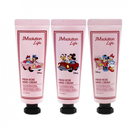 Набор парфюмированных кремов для рук с ароматом роз JMsolution X Disney Life Fresh Rose Hand Cream (Mickey &amp; Friends)