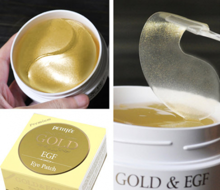 Патчи для глаз гидрогелевые PETITFEE Premium Gold EGF Eye Patch