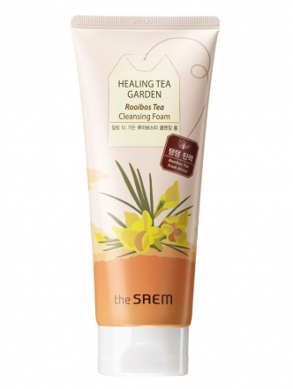 Пенка для умывания с экстрактом чая ройбуш THE SAEM Healing Tea Garden Roibos Tea Cleansing Foam