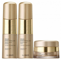  Набор для лица уходовый антивозрастной с улиточным муцином The Saem Snail Essential EX Wrinkle Solution Skin Care 2 Set 