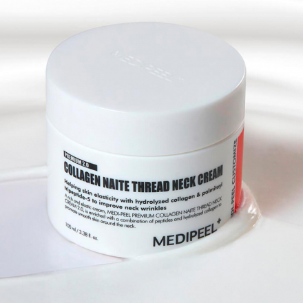 Крем для шеи и декольте моделирующий Medi-Peel Collagen Naite Thread Neck Cream Premium 2.0