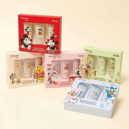 Набор парфюмированных кремов для рук с тропической содой Jmsolution X Disney Life Tropical Soda Hand Cream (Winnie The Pooh)