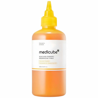 Тонер для лица отшелушивающий с кислотами Medicube Kojic Acid Turmeric Resurfacing Toner