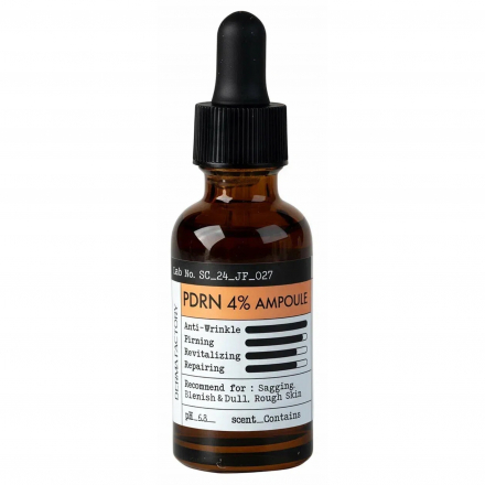 Сыворотка для лица с ПДРН ампульная Derma Factory PDRN 4% Ampoule