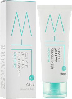 Гель для умывания  Ottie Soak out Lacto Gel Cleanser