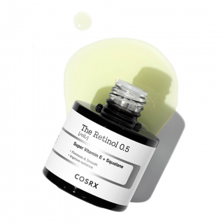 Масло для лица омолаживающее Cosrx The Retinol 0.5 Super Vitamin E + Squalane Oil
