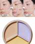 Консилер для лица трехцветный The Saem Cover Perfection Triple Pot Concealer 04 Tone Up Beige