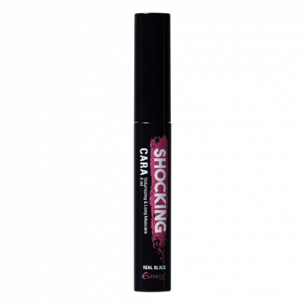 Тушь для ресниц чёрная Esthetic House Shocking Cara Volumizing&amp;Long Mascara (Real Black)