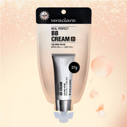 ББ крем для совершенства лица с гиалуроновой кислотой Veraclara Real Perfect BB Cream 21