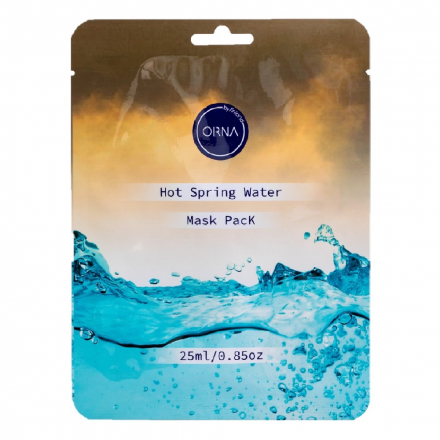 Маска тканевая для лица с водой из горячих источников Orna Hot Spring Water Mask Pack