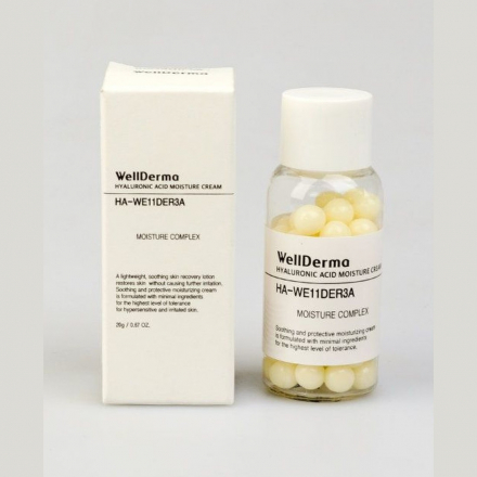 Крем для лица в капсулах WellDerma Hyaluronic Acid Moisture Cream