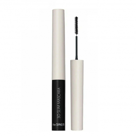 Тушь для ресниц с тонкой кисточкой The Saem 3D Slim Mascara Black