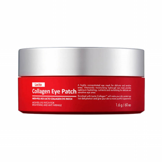 Патчи для век укрепляющие с гидролизатом коллагена Medi-Peel Red Lacto Collagen Eye Patch, 60 шт
