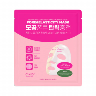 Коллагеновая маска для лица подтягивающая CKD Retino Collagen Small Molecule 300 Pore &amp; Elasticity Mask