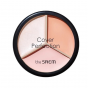 Консилер для лица трехцветный The Saem Cover Perfection Triple Pot Concealer 05 Dark Up Beige