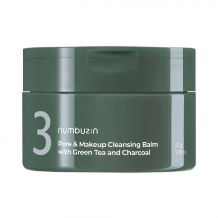 Бальзам очищающий Numbuzin No.3 Pore &amp; Makeup Cleansing Balm with Green Tea and Charcoal