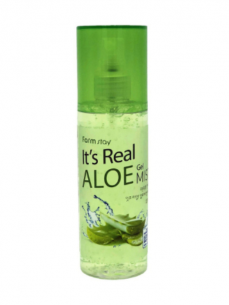 Гель-спрей для лица с экстрактом алоэ FarmStay It&#039;s Real Aloe Gel Mist