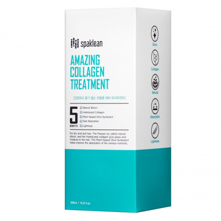 Бальзам для волос с коллагеном Spaklean Amazing Collagen Treatment