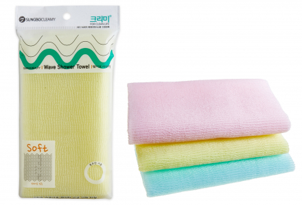 Мочалка для душа Sung Bo Cleamy Clean&amp;Beauty Wave Shower Towel