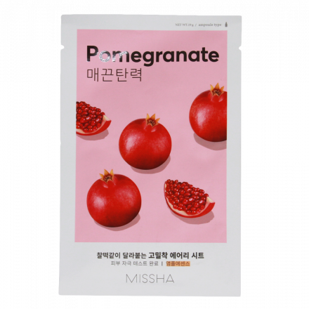 Маска для лица тканевая MISSHA Airy Fit Sheet Mask Pomegranate