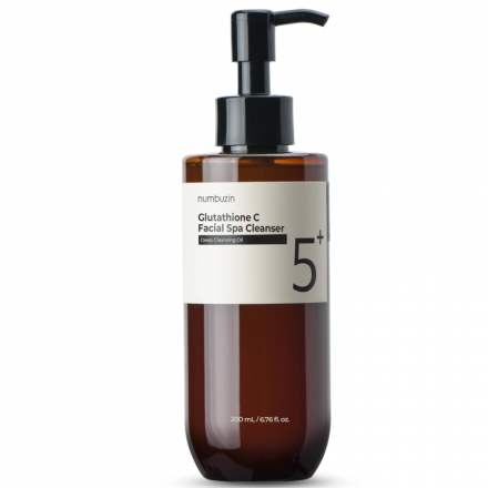 Гидрофильный гель-масло с глутатионом Numbuzin No.5+ Glutathione C Facial Spa Cleanser