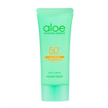 Водостойкий солнцезащитный гель с алоэ Holika Holika Aloe Waterproof Sun Gel SPF 50+ PA ++++