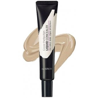 Консилер жидкий The Saem Cover Perfection Liquid Concealer 02 Rich beige