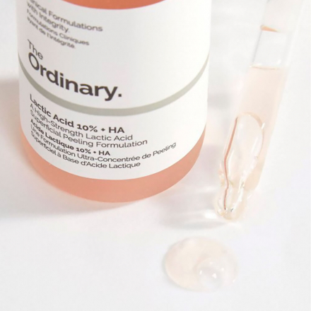 Пилинг-сыворотка для лица с молочной кислотой The Ordinary Lactic Acid 10% + HA
