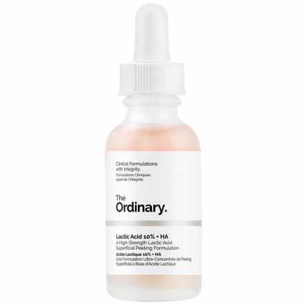 Пилинг-сыворотка для лица с молочной кислотой The Ordinary Lactic Acid 10% + HA