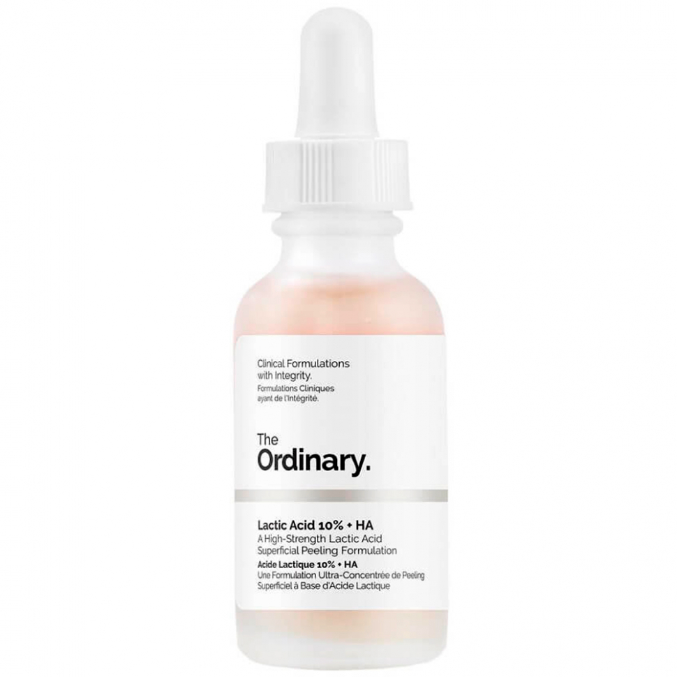 Пилинг-сыворотка для лица с молочной кислотой The Ordinary Lactic Acid 10%  + HA