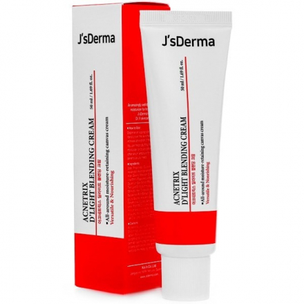 Восстанавливающий крем для проблемной кожи JsDerma Acnetrix Blending Cream