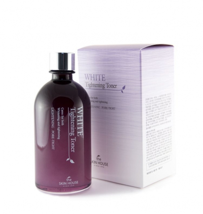 Тонер для лица сужающий поры и выравнивающий тон The Skin House White Tightening Toner, 130мл