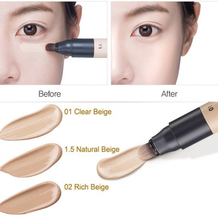 Сыворотка-консилер минеральная THE SAEM Mineralizing Serum Concealer 01 Clear Beige