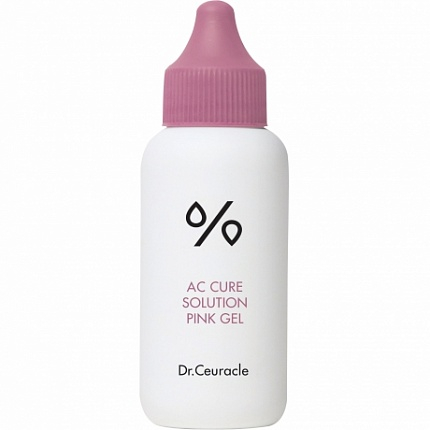 Средство для умывания для лица для проблемной кожи шаг 1 Dr Ceuracle Ac cure solution pink gel