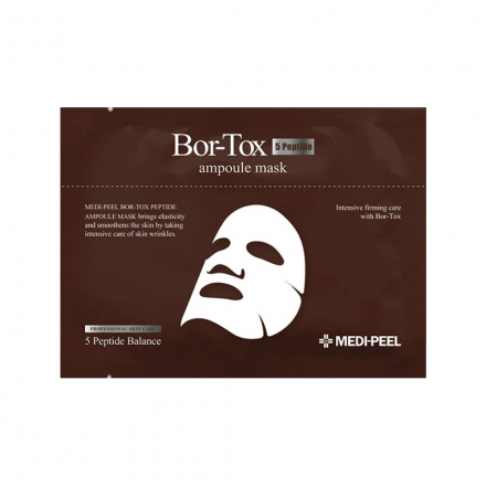 Маска тканевая ампульная с эффектом ботокса Medi-Peel Bor-Tox 5 Peptide Ampoule Mask