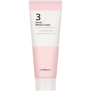 Крем для лица выравнивающий с бархатистым финишем Numbuzin No.3 Velvet Beauty Cream MakeUp Boosting