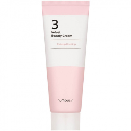 Крем для лица выравнивающий с бархатистым финишем Numbuzin No.3 Velvet Beauty Cream MakeUp Boosting