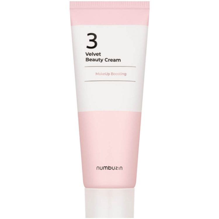 Крем для лица выравнивающий с бархатистым финишем Numbuzin No.3 Velvet Beauty Cream MakeUp Boosting