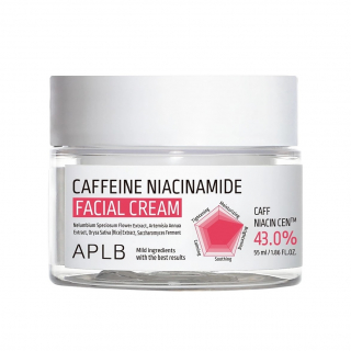 Крем для лица с кофеином и ниацинамидом от отёков и усталости APLB Caffeine Niacinamide Facial Cream
