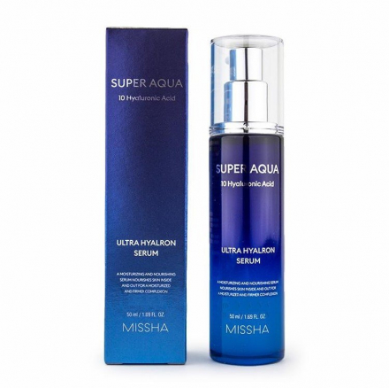 Увлажняющая сыворотка с гиалуроновой кислотой MISSHA Super Aqua Ultra Hyalron Serum