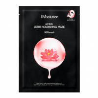 Тканевая маска для лица питательная Jmsolution Active Lotus Nourishing Mask Ultimate