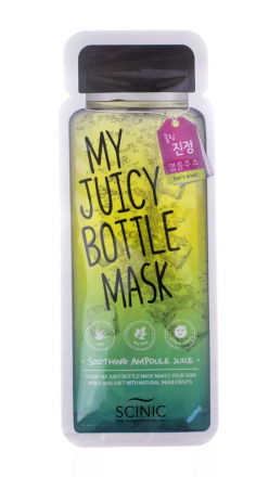 Маска тканевая успокаивающая SCINIC My Juicy Bottle Mask SOOTHING AMPOULE JUICE, 20 мл